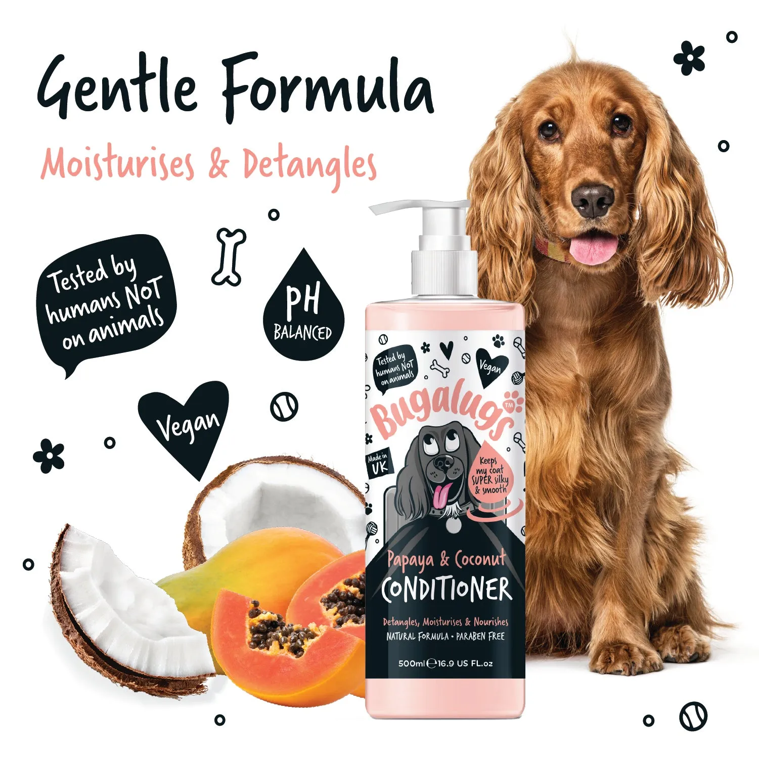 Luxury Papaya & Coconut Dog Conditioner