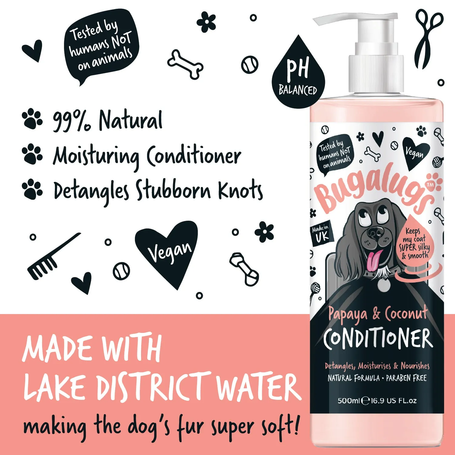 Luxury Papaya & Coconut Dog Conditioner