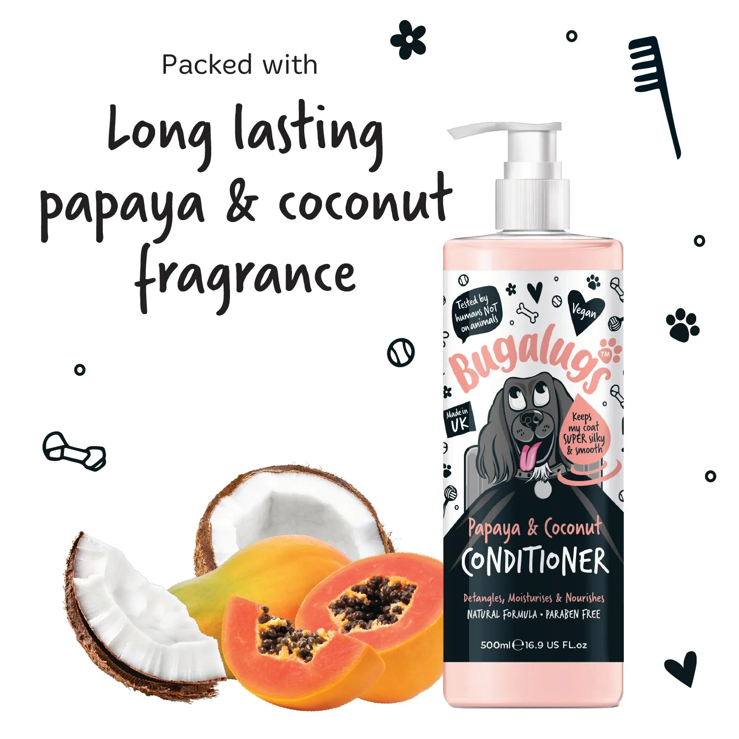 Luxury Papaya & Coconut Dog Conditioner