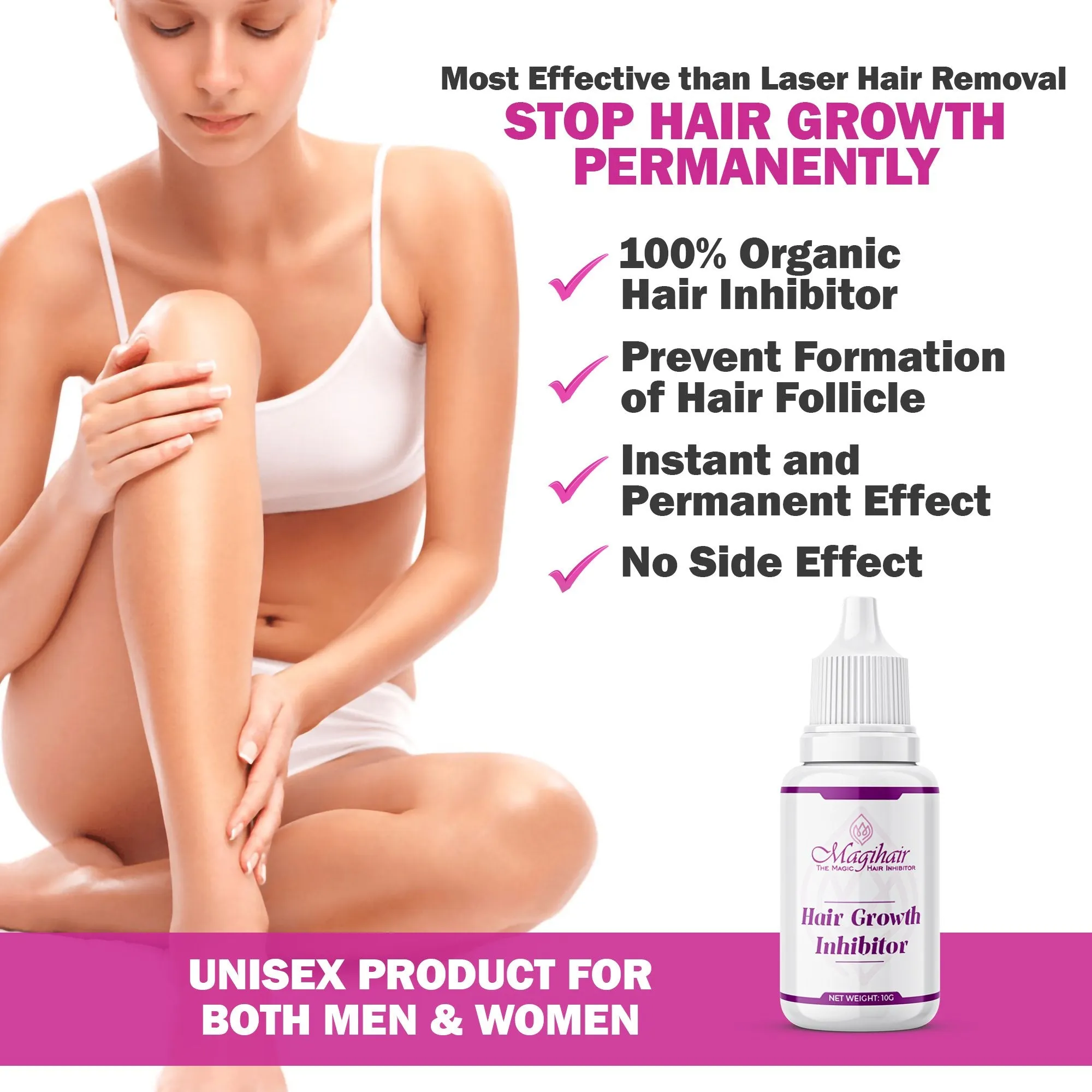 MagiHair™ - Organic Permanent Hair Growth Inhibitor