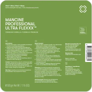 Mancine Hard Wax, Ultra Flexxx Kiwi & Aloe, 4 Discs, 1.1 lbs