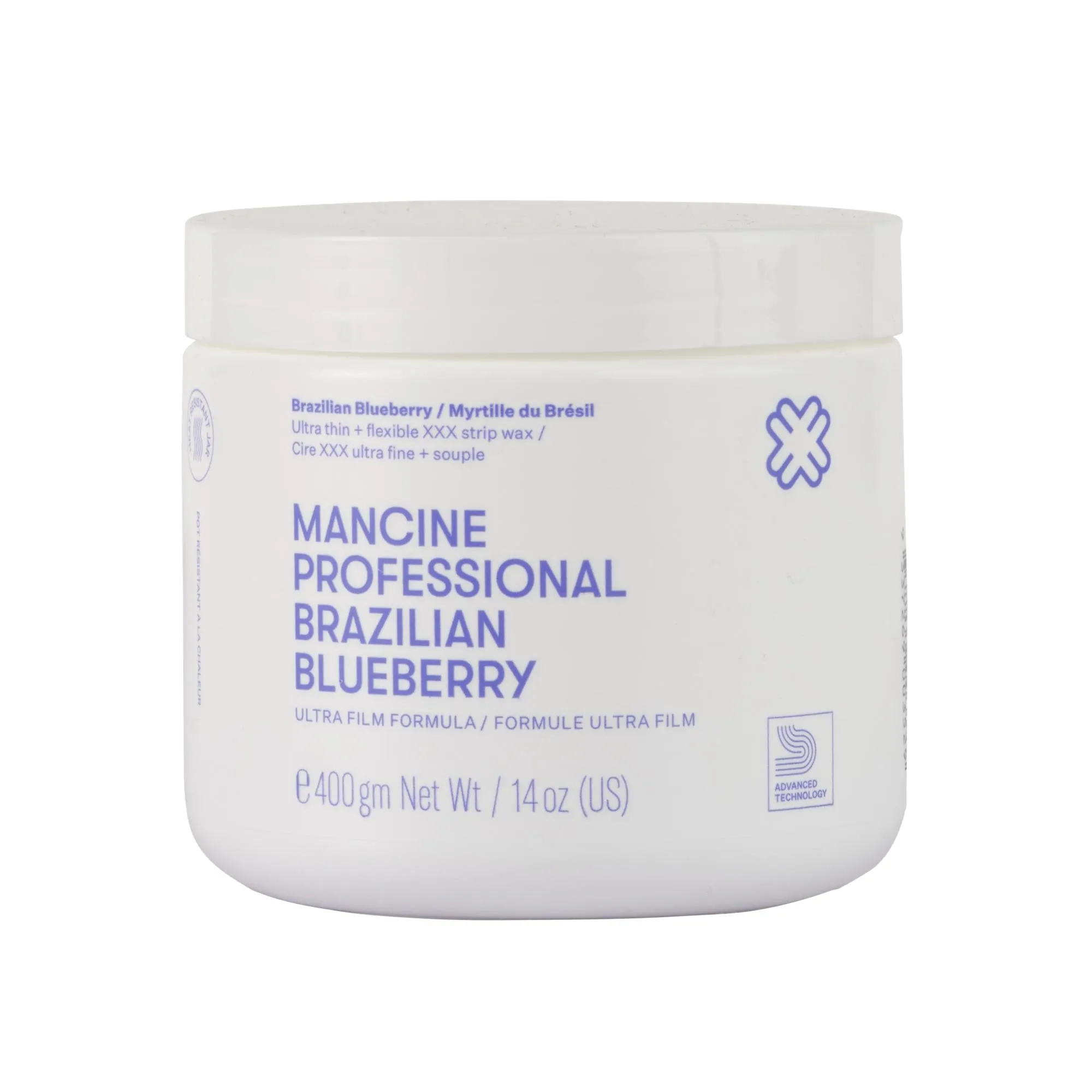 Mancine Soft Wax, Ultra Film Brazilian Blueberry