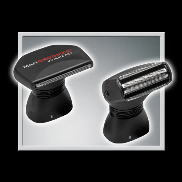 MANGROOMER - ULTIMATE PRO Back Shaver with 2 Shock Absorber Flex Heads, Power Hinge, Extreme Reach Handle and Power Burst