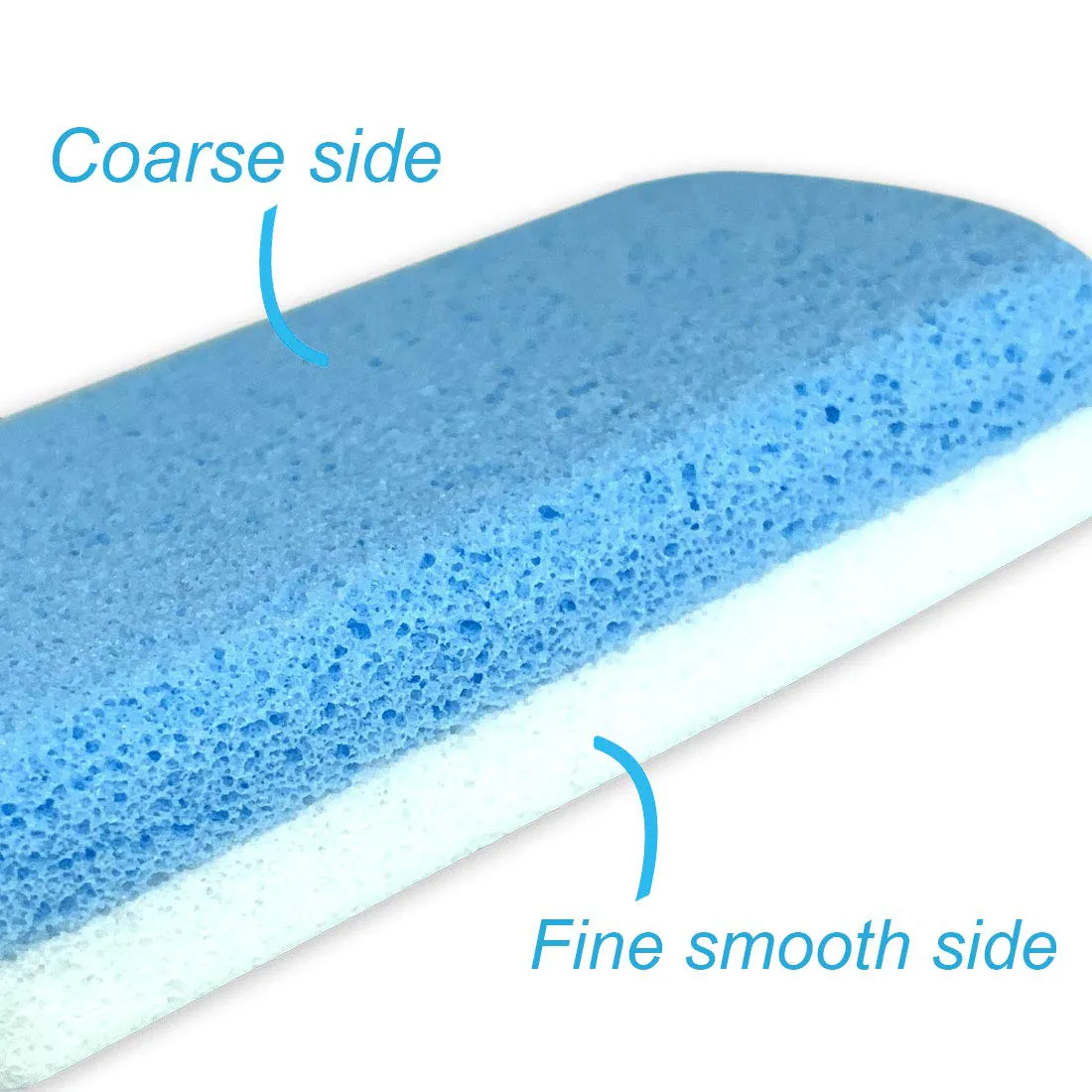 Maryton Glass Pumice Stone for Feet, Callus Remover and Foot Scrubber & Pedicure Exfoliator Tool Pack of 2