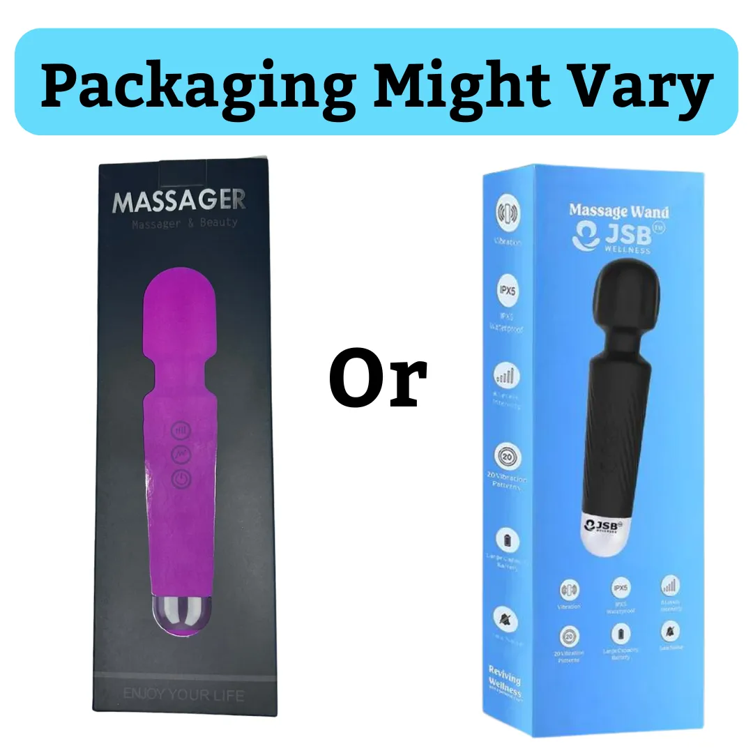 Massage Wand Personal Body Massager Wireless Rechargeable for Pain Relief, Cordless Handheld Vibration Massage Machine JSB HF56 Pro