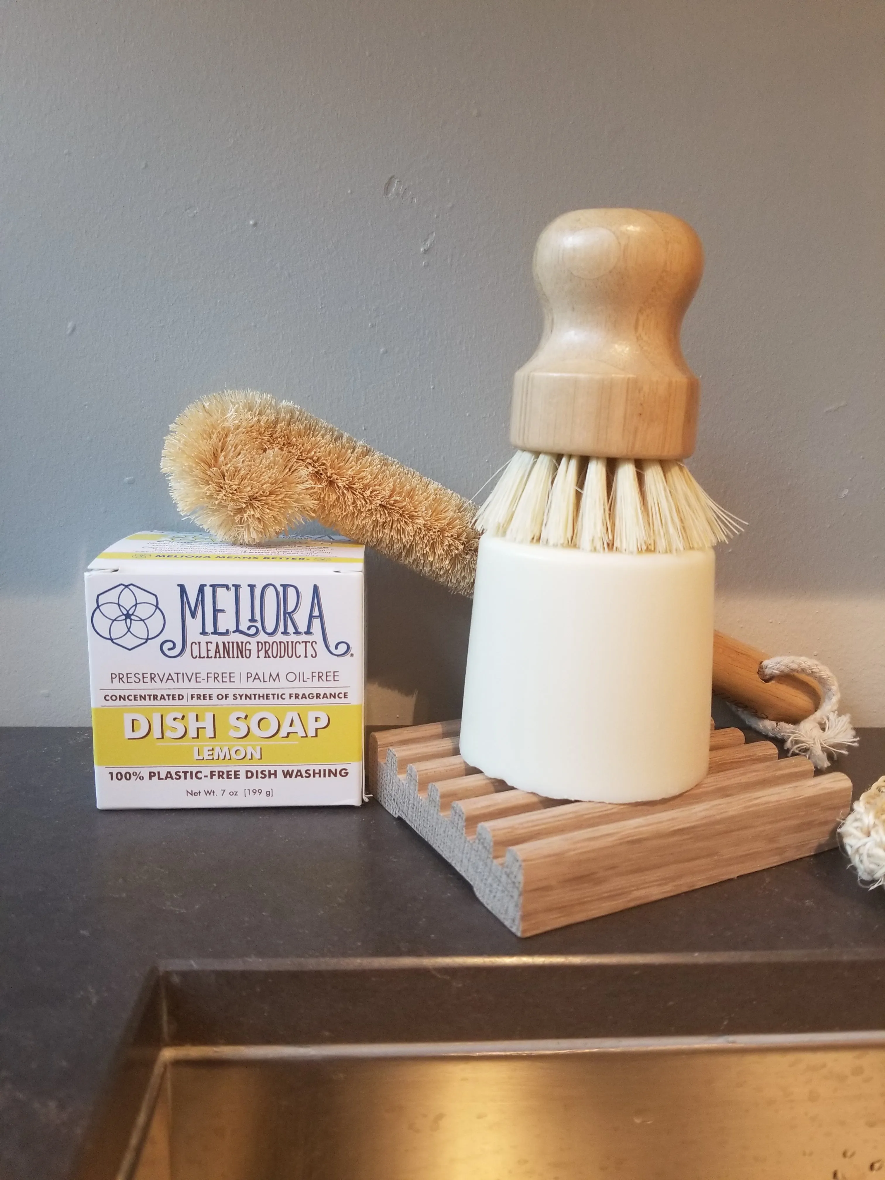 Meliora Plastic-Free Dish Soap - Lemon Scent
