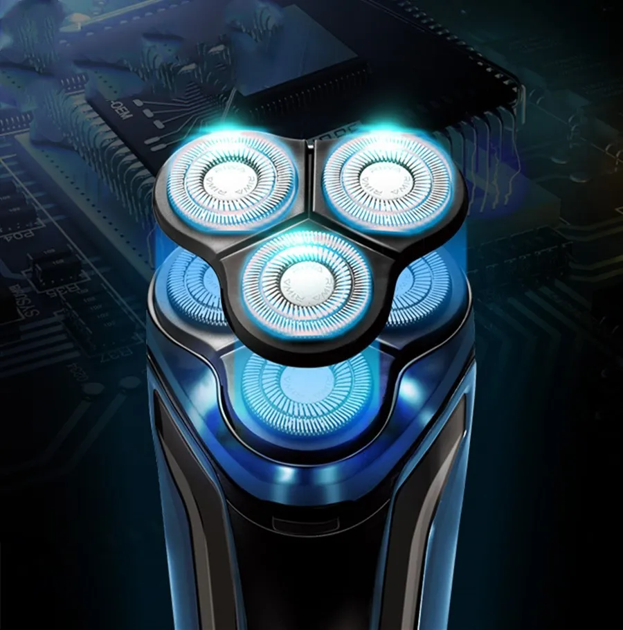 Men's Electric Three-Head Shaver