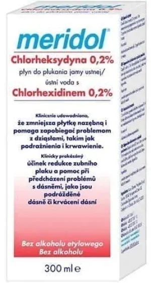 Meridol Chlorhexidine 0.2% mouthwash 300ml
