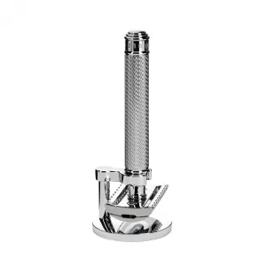MÜHLE TRADITIONAL Safety Razor & Stand, Closed Comb