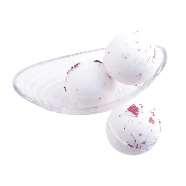 Milk Rose Essential Oil Bath Bomb (100g) x 1 牛奶玫瑰精油泡澡炸彈 (100g) x 1 (KCHM1105a)