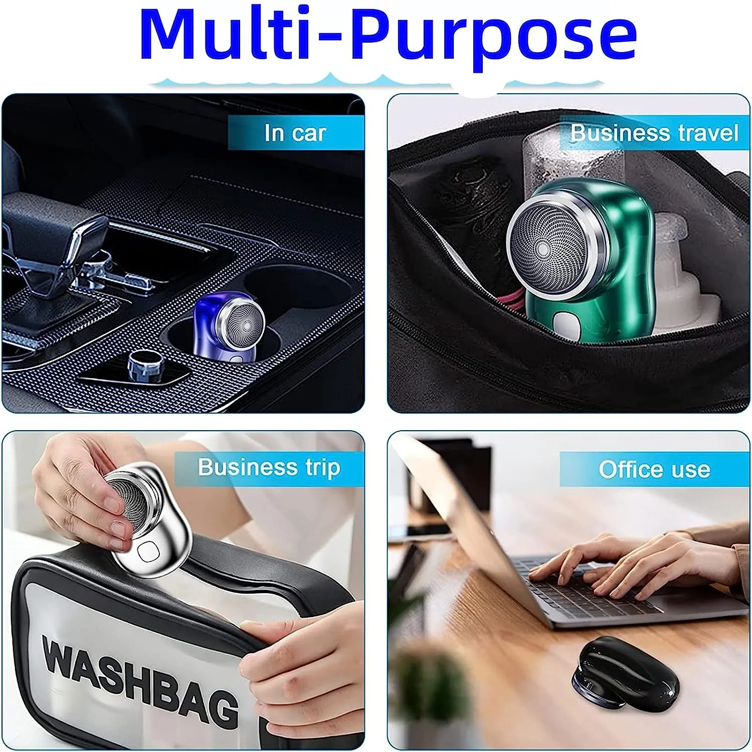 Mini Electric Shaver  ABS   Aluminum Model 2202