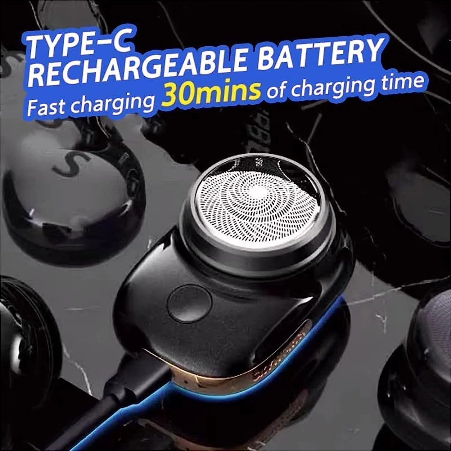Mini Electric Shaver  ABS   Aluminum Model 2202