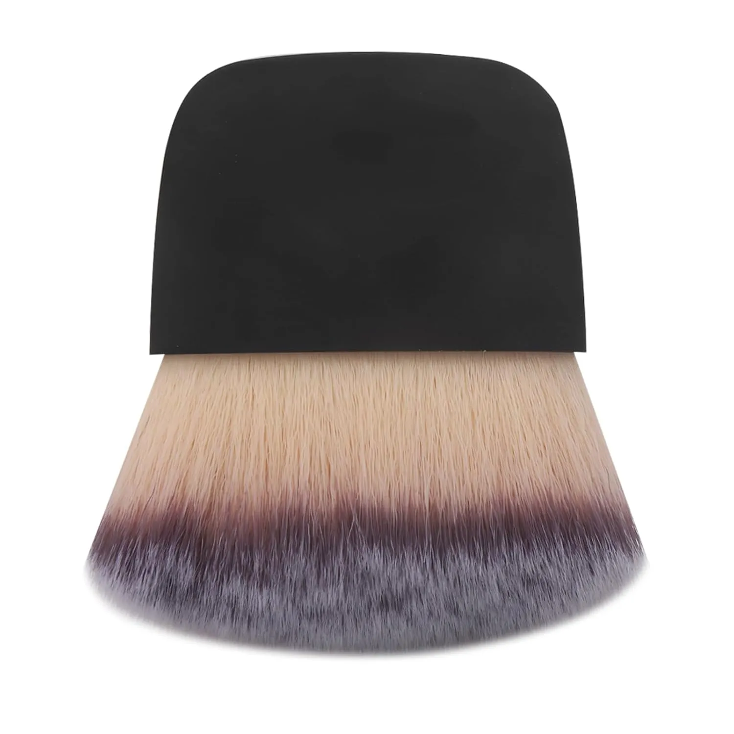 Mini Powder Brush Multifunctional Makeup Brush Portable Soft Hair Loose Powder Blush Brush Beauty Tool (Black)