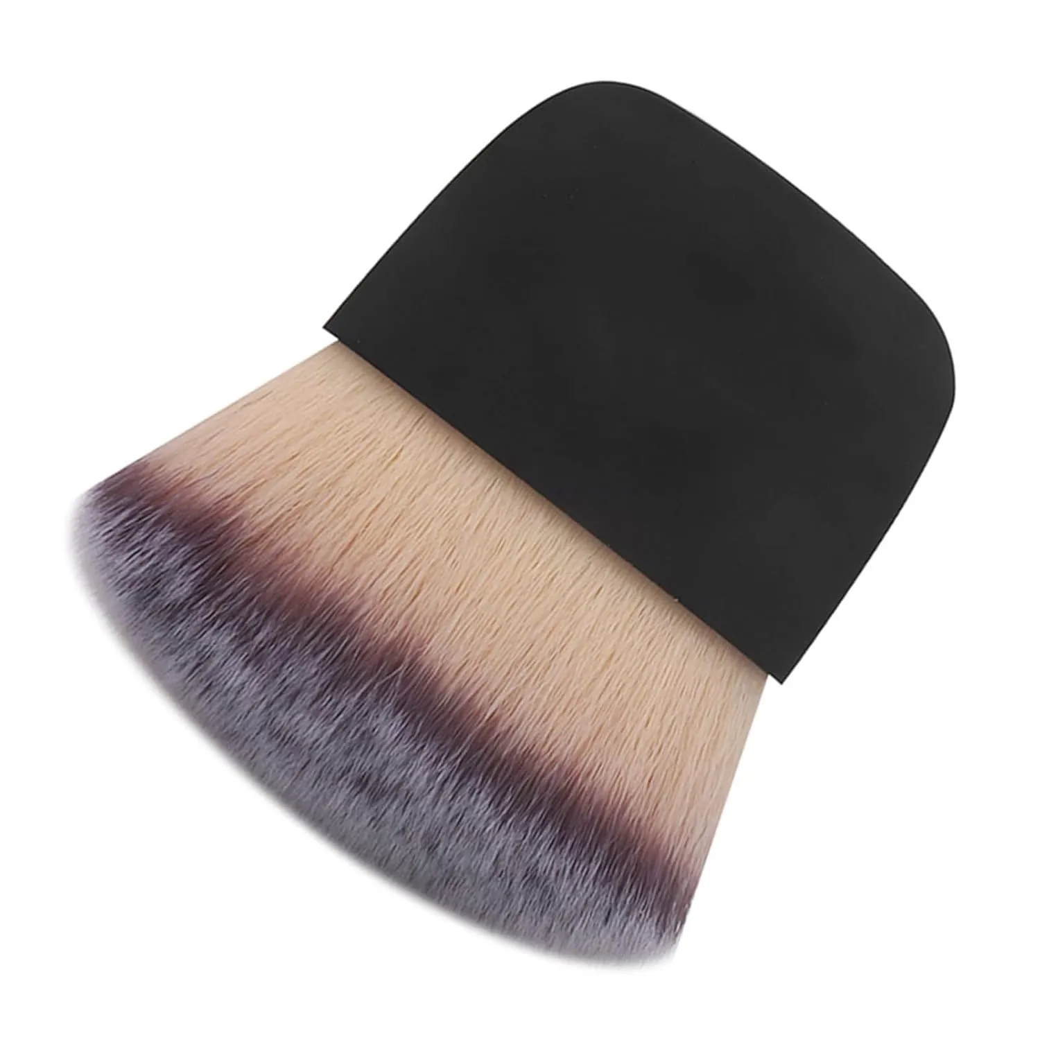 Mini Powder Brush Multifunctional Makeup Brush Portable Soft Hair Loose Powder Blush Brush Beauty Tool (Black)