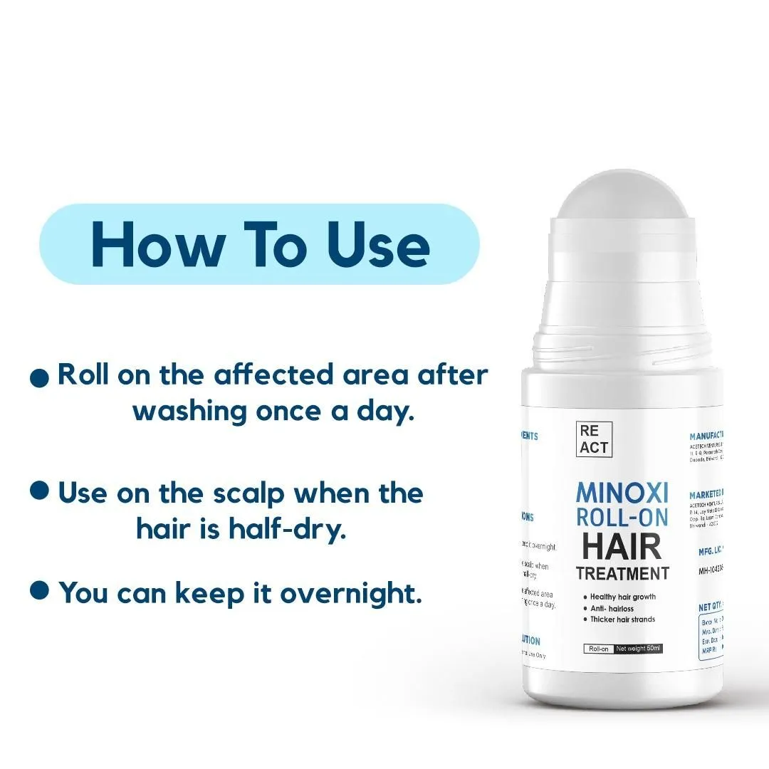 Minoxi Roll-On Hair Treatment Hair Growth Serum