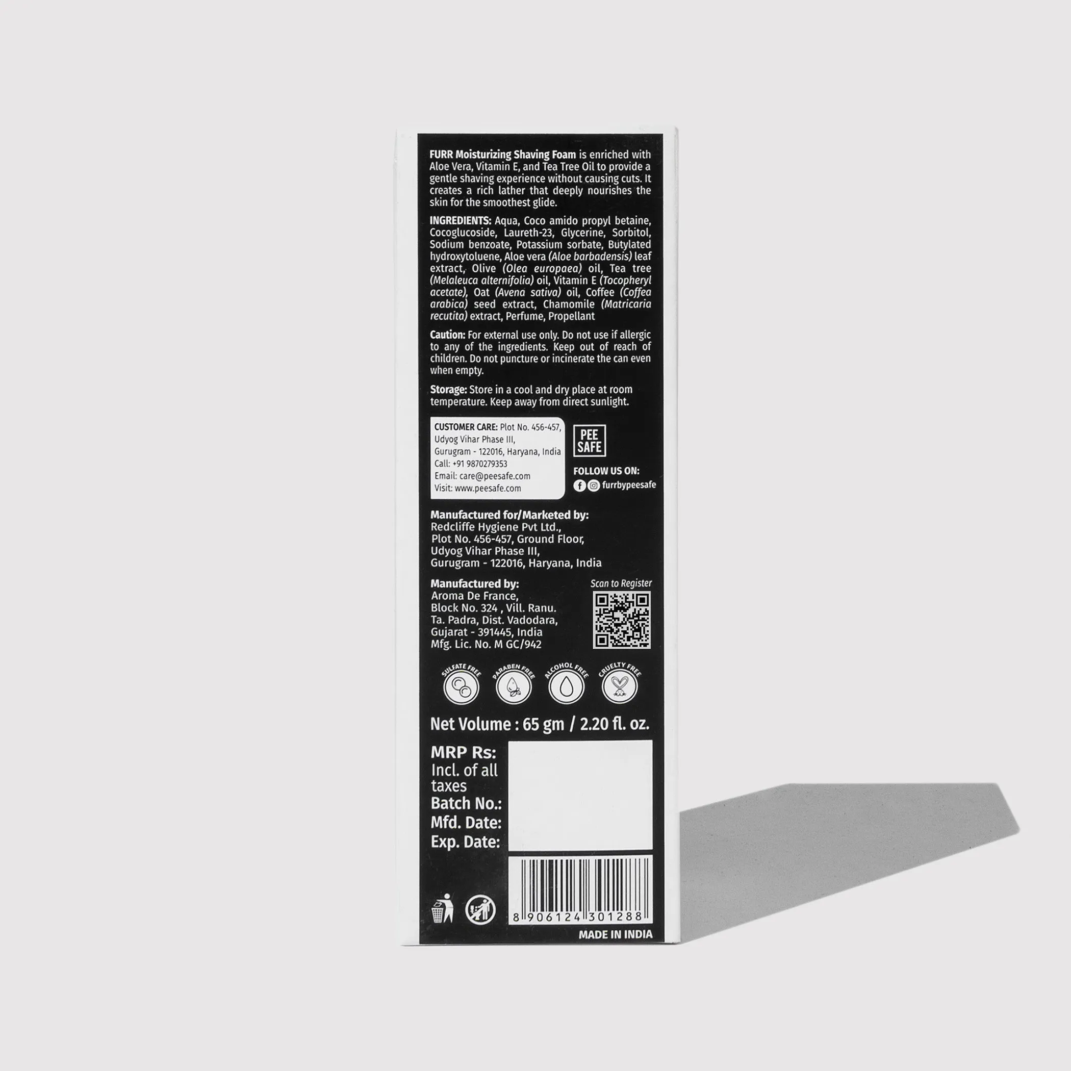 Moisturizing Shaving Foam (65 GM)