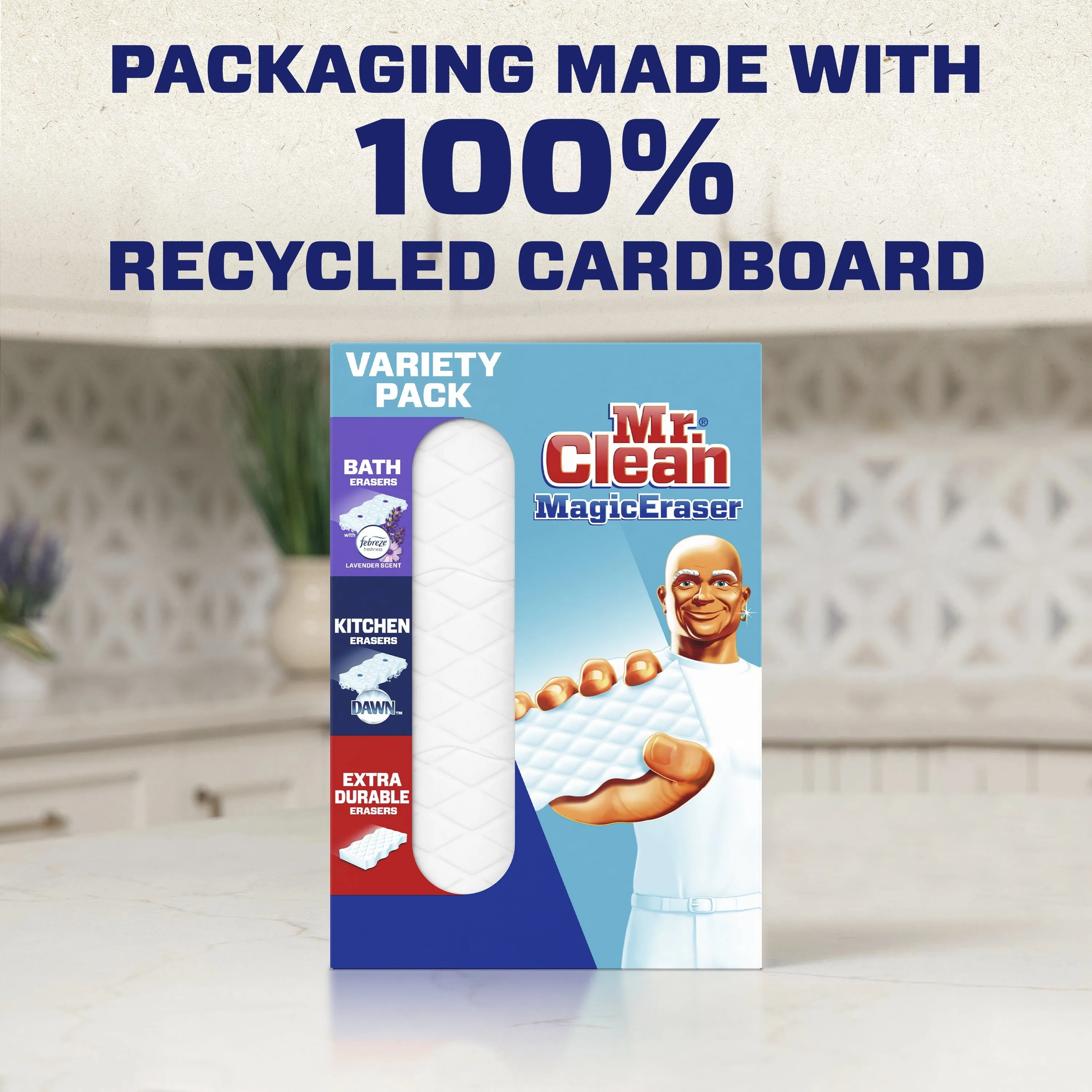 Mr. Clean Magic Eraser Variety Pack Assortment Cleaning Pads, 6 Ct