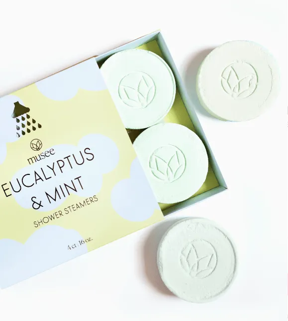 Musee Eucalyptus   Mint Shower Steamers