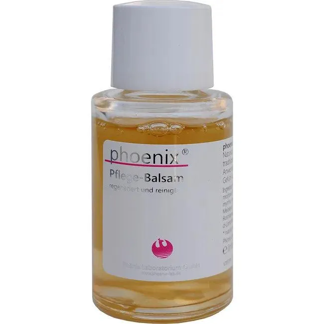Myrrh, arabic gum, arnica, rosemary, marigold, St. John's wort, Peru balsam, cajeput oil, PHOENIX CARE BALM