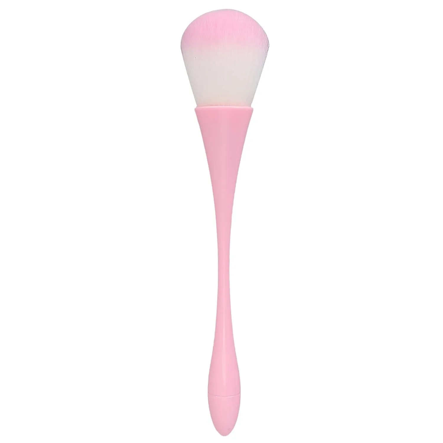 Nail Art Dust Cleaning Removal Brush Soft Fluffy Hair Makeup Brush for Blusher Loose Powder Pink ABS Artificial Fiber Pink