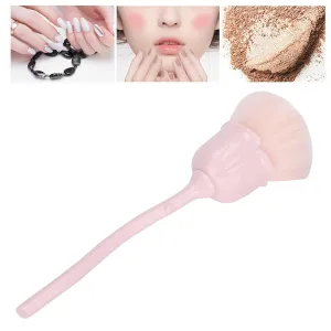 Nail Dust Brush,Rose Shaped Nail Cleansing Dust Brush,Makeup Loose Powder Brush,Acrylic Nail Brush Professional Nail DIY Design Tools for Nail Art Salon and Household(08)