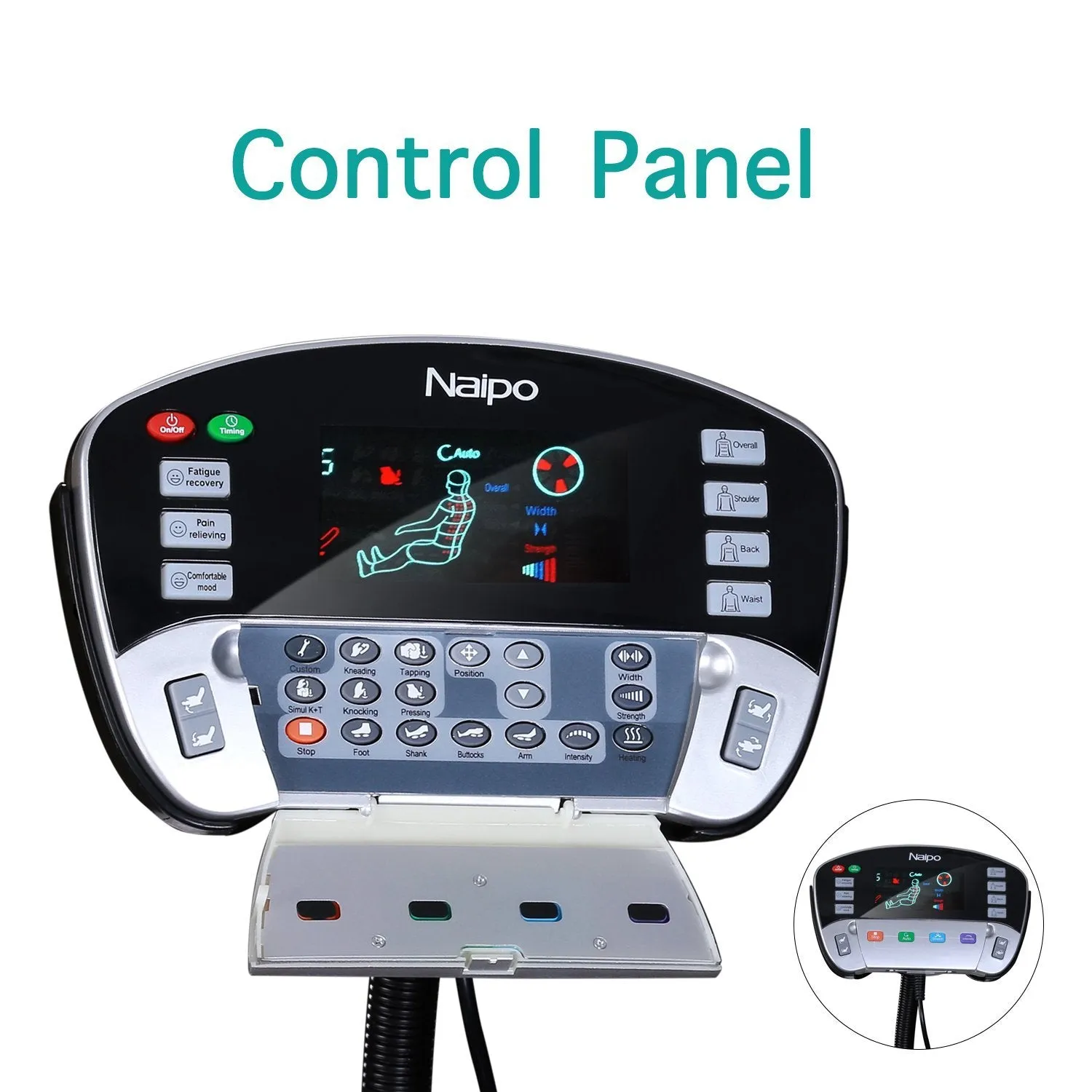 Naipo Shiatsu Massage Chair for Full Body Massage