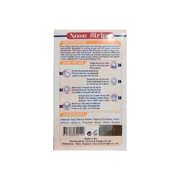 Nair Pretty Lemon Nose Wax Strips 6pcs