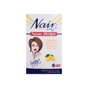 Nair Pretty Lemon Nose Wax Strips 6pcs
