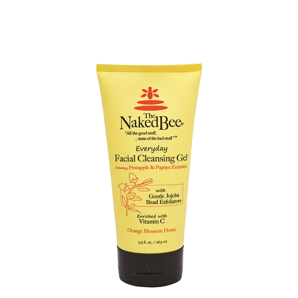 Naked Bee - Facial Cleansing Gel - Orange Blossom Honey - 5.5 oz.