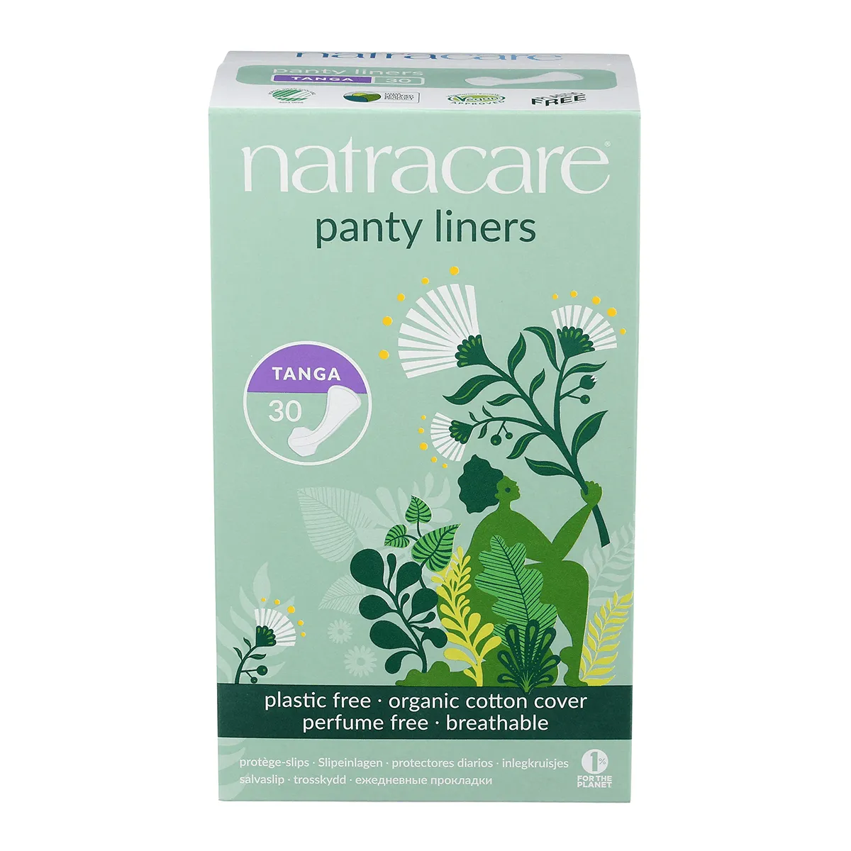 NatraCare Organic Panty Liners Tanga 30 Liners