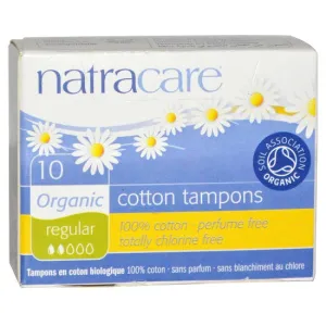NATRACARE - Organic Regular Tampons - 10 Tampons