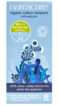 NatraCare Tampons, Regular with Applicator