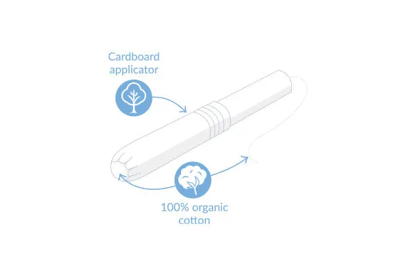 NatraCare Tampons, Regular with Applicator