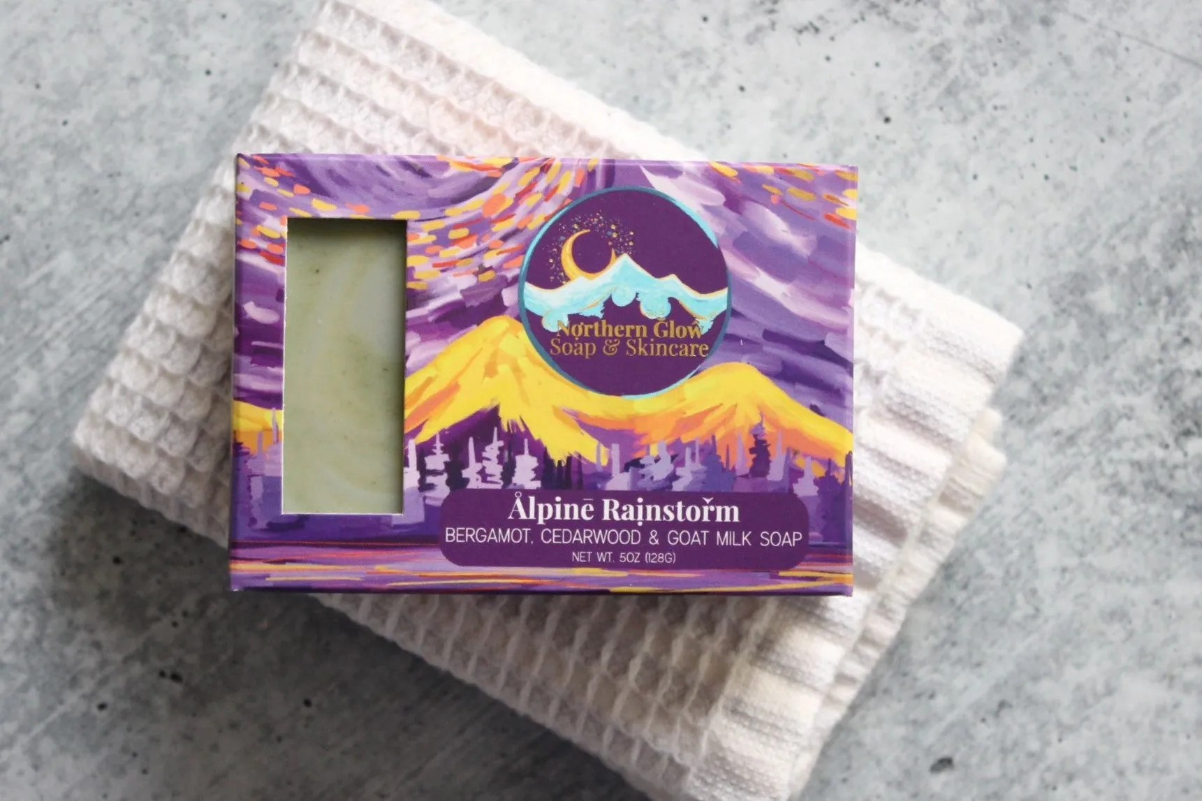 Natural Bergamot Cedarwood Goat Milk Soap | Refresh & Revitalize | Northern Glow