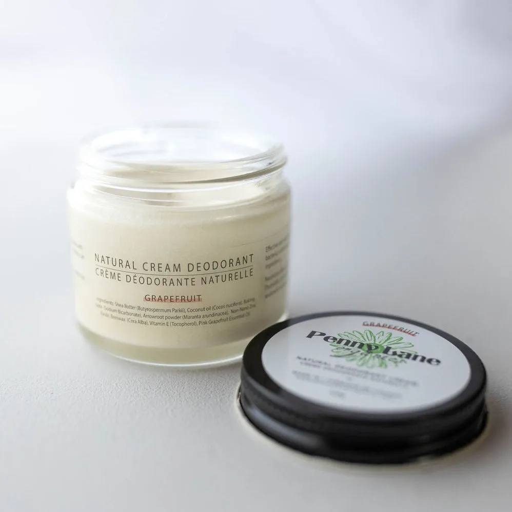 Natural Deodorant Cream - Pink Grapefruit