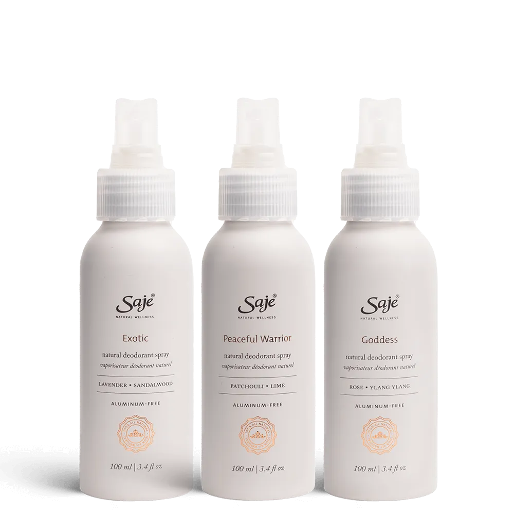 Natural Deodorant Trio