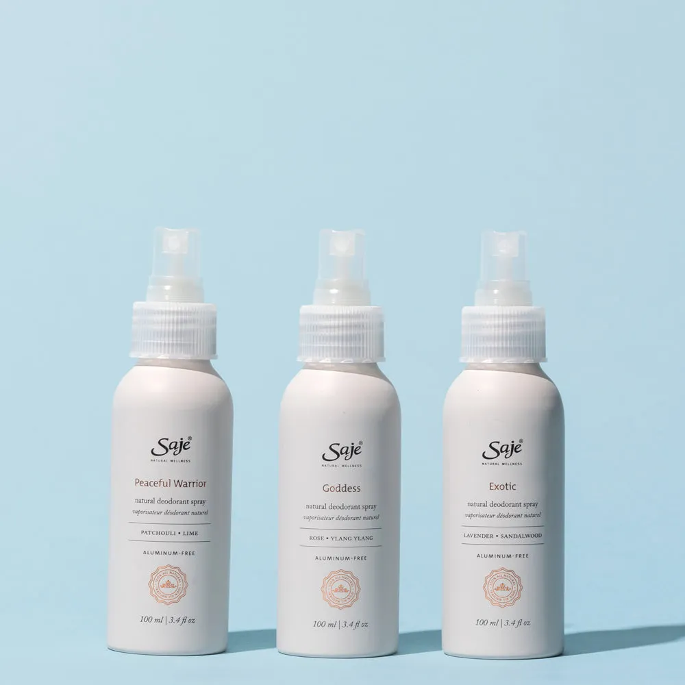 Natural Deodorant Trio