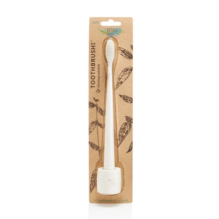 Natural Family Co. Bio Brush & Stand