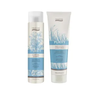 Natural Look Sebum Balancing Shampoo & Conditioner Bundle 375ml/300ml