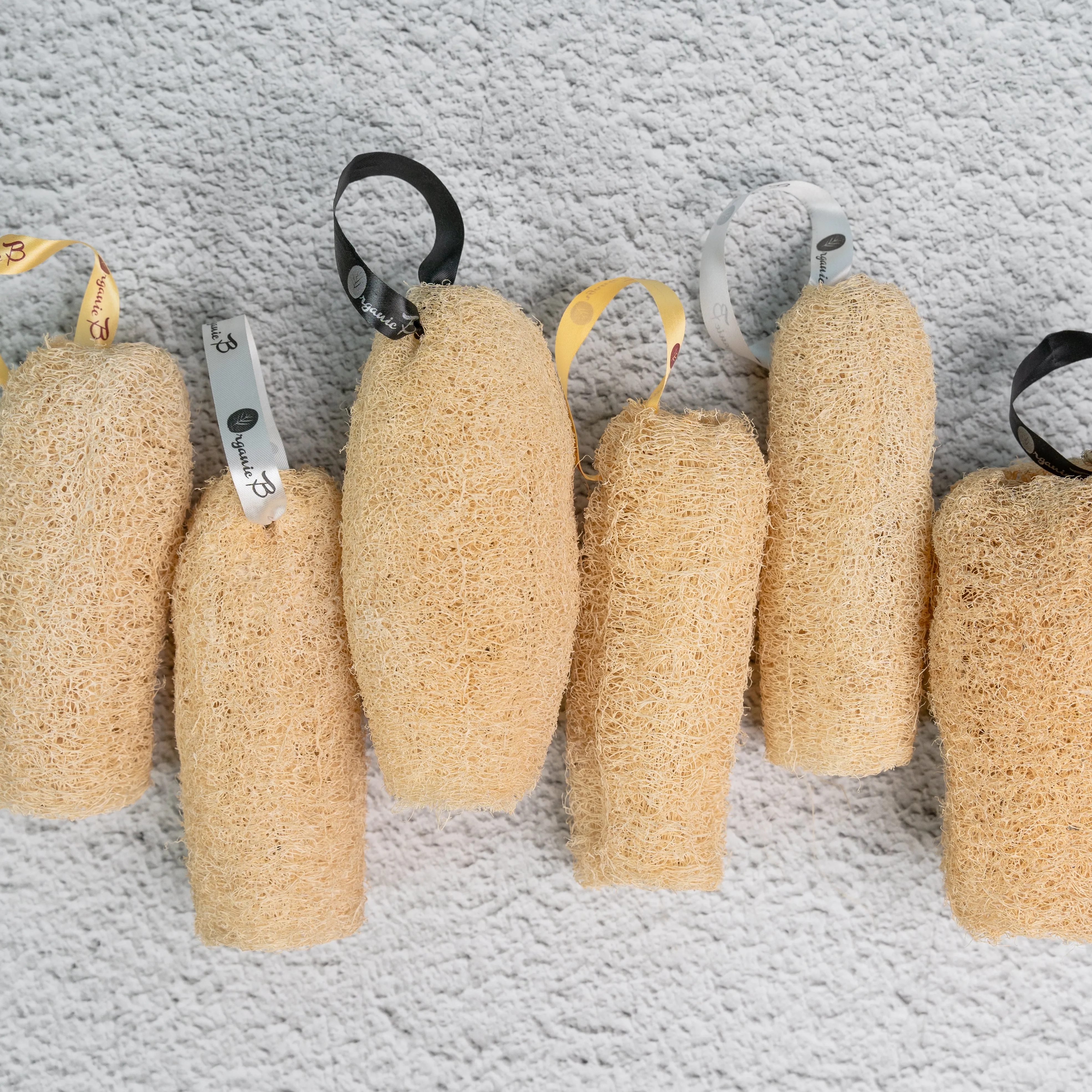 Natural organic loofah, body scrubber/sponge (Pack of 6)