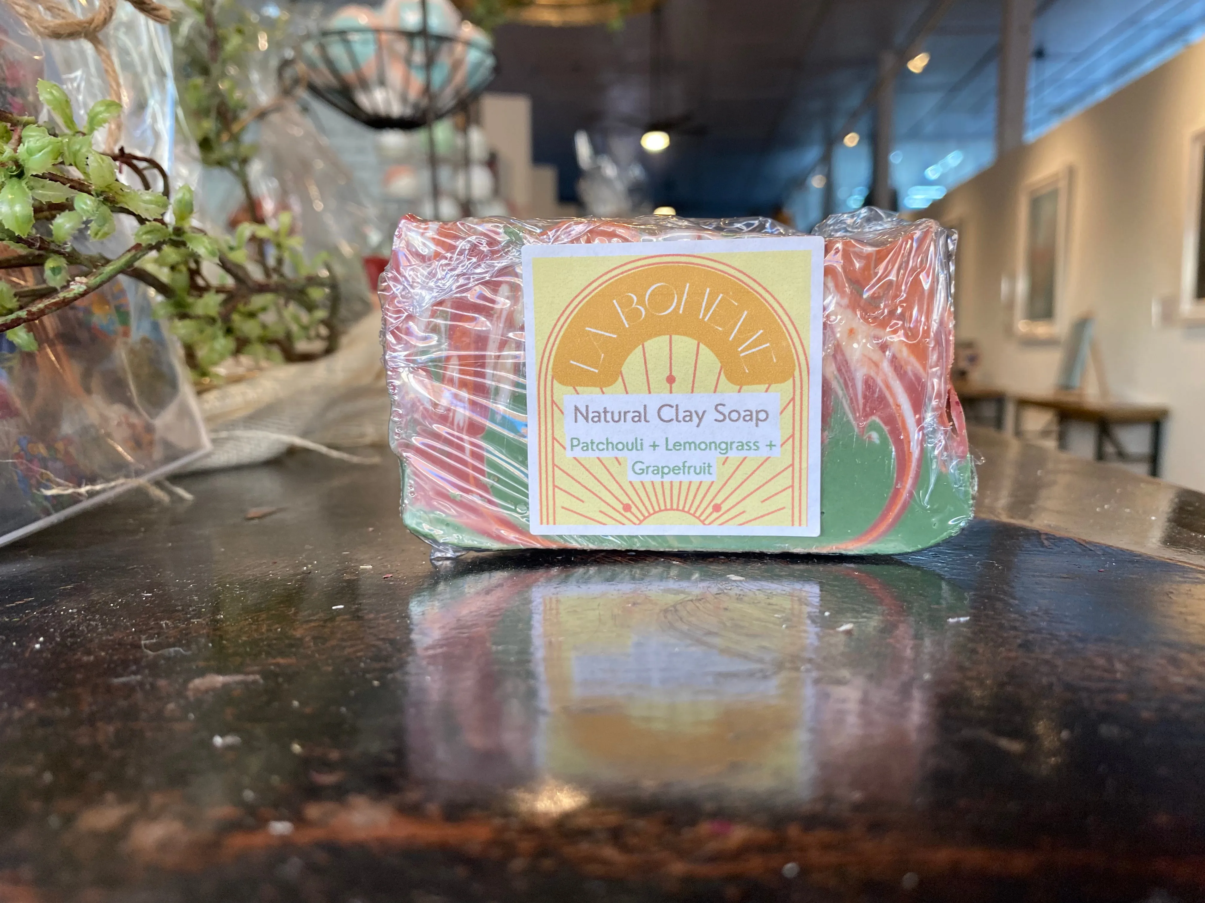 Natural Soap Bars: La Boheme (Lemongrass  Patchouli   Grapefruit)