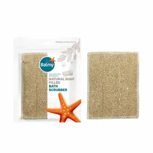 Natural Soap Filled Bath Scrubber