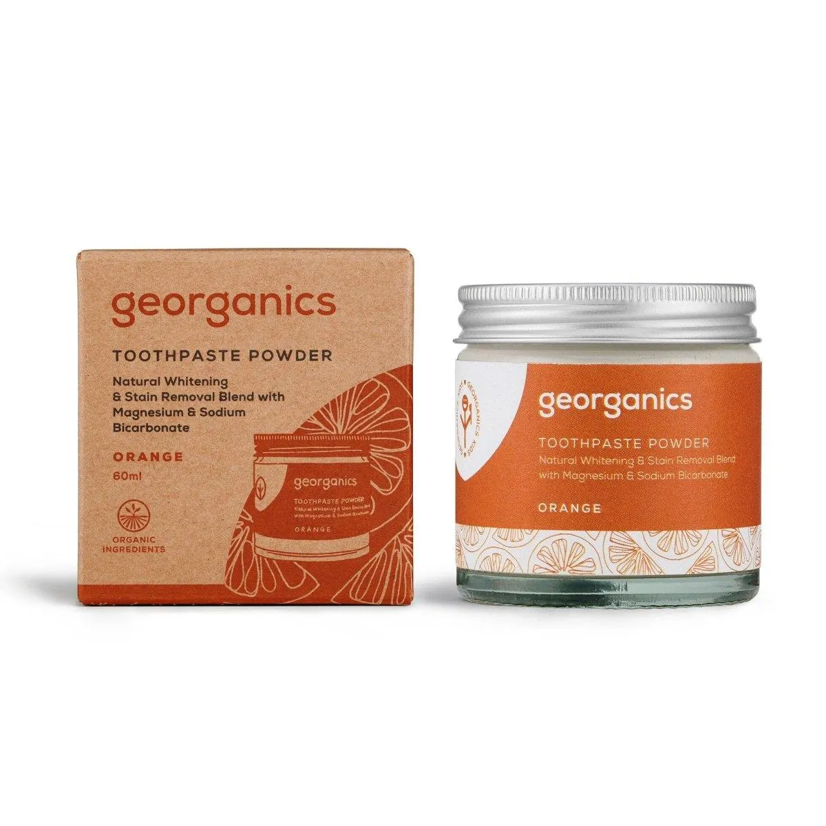 Natural Toothpaste Powder - Orange