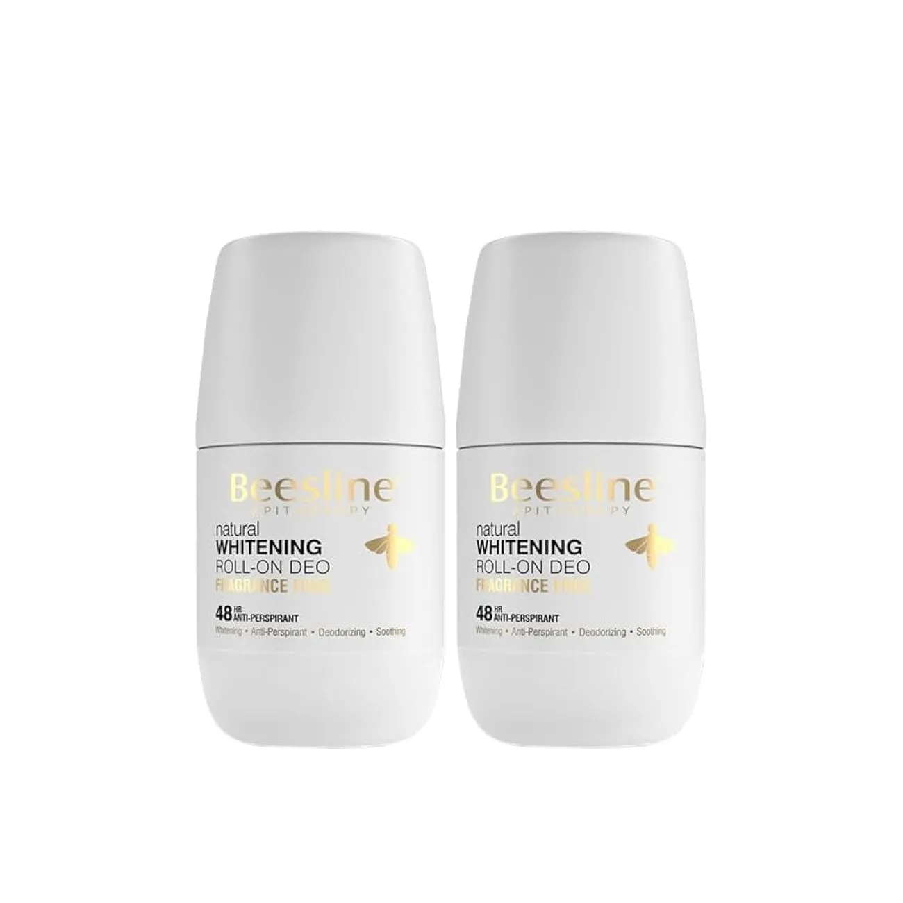 Natural Whitening Roll-On Deo - Fragrance Free Duo