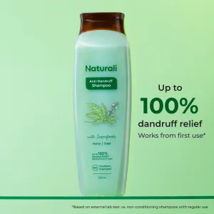 Naturali Anti-Dandruff Shampoo with Hemp, Sage & Salicylic Acid