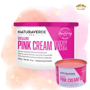 NaturaverdePro Deluxe Pink Cream Wax 14 oz