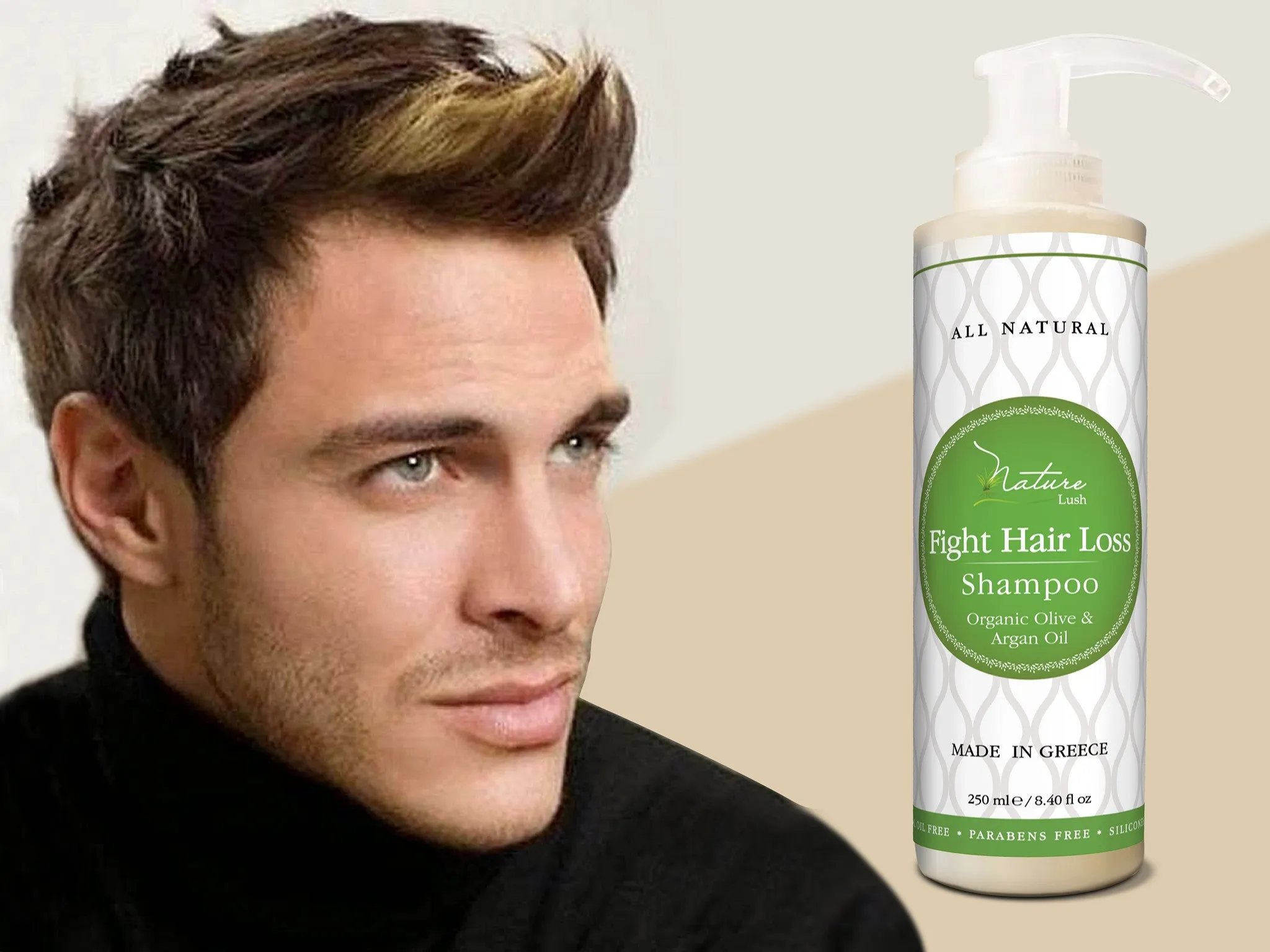 Nature Lush Organic Argan Anti-Hair Loss Shampoo