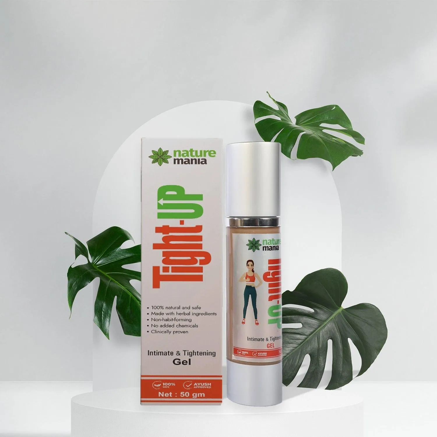 Nature Mania Tight-Up Intimate & Vaginal Tightening Gel for Women 50 gm