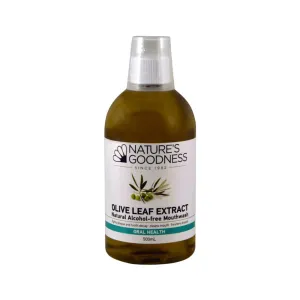 Nature's Goodness Olive Leaf Extract Mouthwash (Alcohol-Free) 500ml