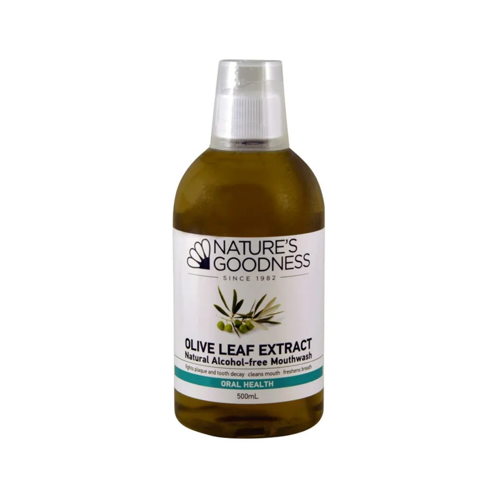 Nature's Goodness Olive Leaf Extract Mouthwash (Alcohol-Free) 500ml